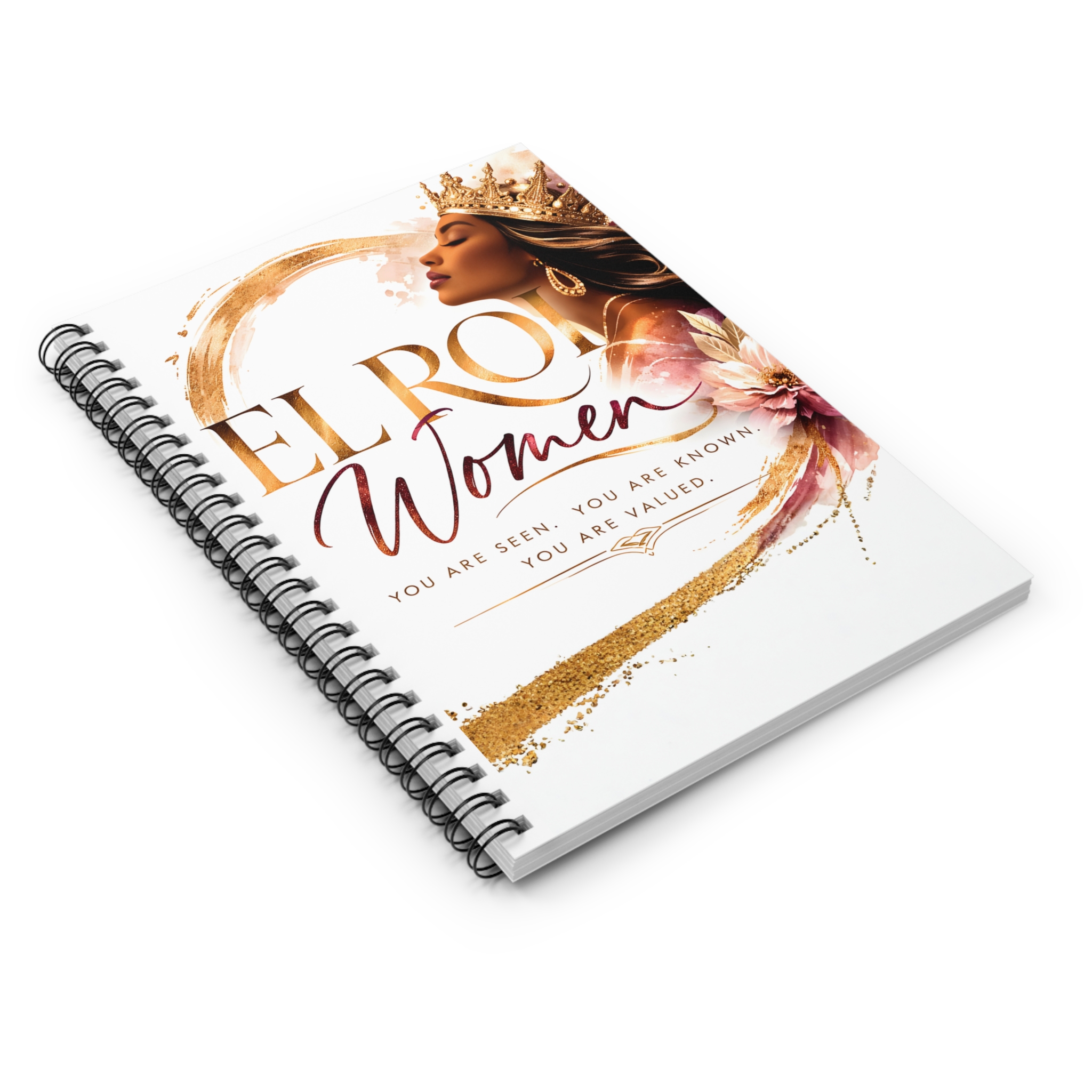 El Roi Women Spiral Notebook — Inspirational Ruled Journal for Empowered Black Women - Image 3