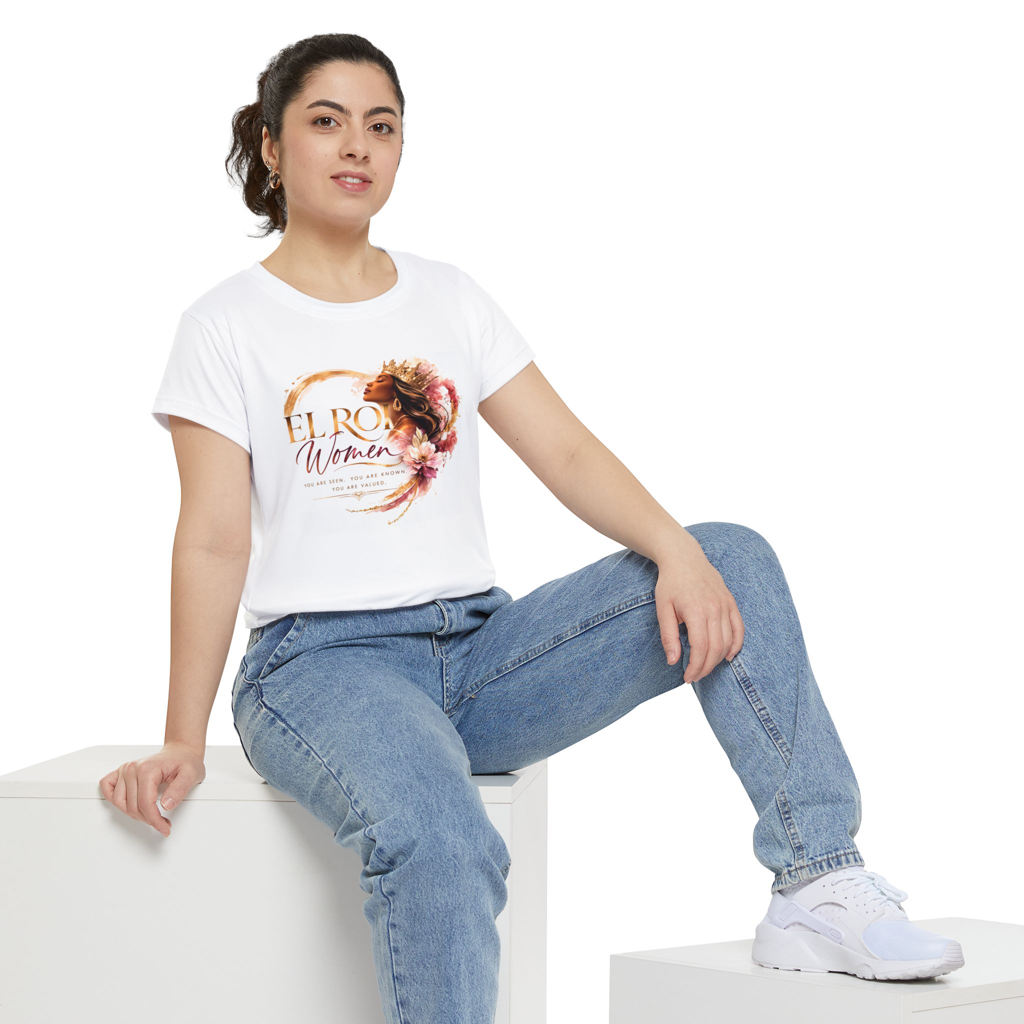 El Roi Women T-Shirt – Faith-Based Inspirational Short Sleeve Shirt - Image 5